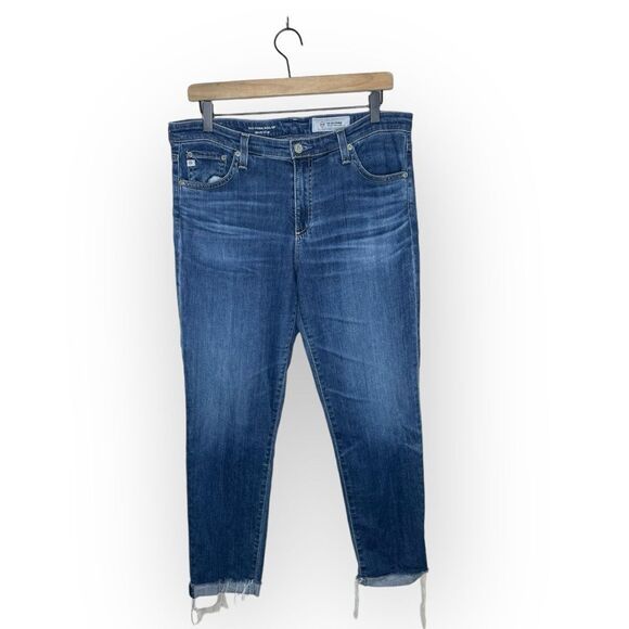 AG The Prima Cigarette Roll Up Jeans Size 32 R - Picture 1 of 6